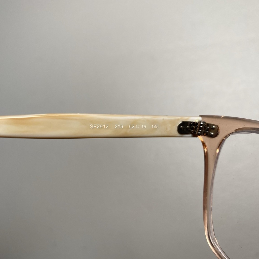 Salvatore Ferragamo Translucent Light pink Cat-Eye Glasses - Picture 6 of 8